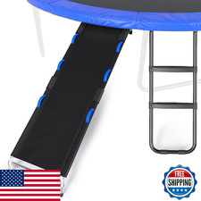 Trampoline Ladder Slide Kit for 10-16ft Trampolines w/ Non-Slip Steps