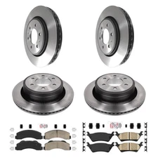 For Ford F-150 12-18 AmeriPLATINUM Front & Rear Brake Kit w Ceramic Pads