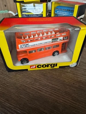 CORGI METTOY ROUTEMASTER "TDK" REF 46930 MADE IN ENGLAND BOITE - Photo 1/4
