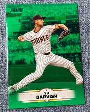 2025 Topps Stadium Club Yu Darvish Green Foil #122  Serial # 080/199 Padres