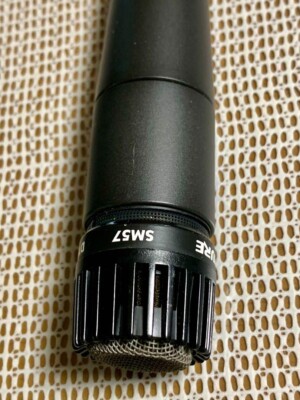 Shure SM57 Dynamic Microphone Instrument Used Working Japan