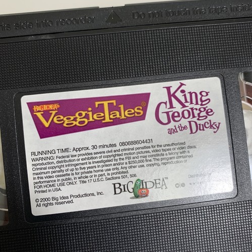 VeggieTales - King George and the Ducky (VHS, 2000) - Picture 8 of 8