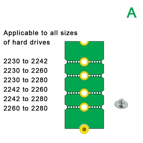 NGFF M.2 SSD Adapter Card 2242 To 2280 2230 To 2280 Transfer Card Adapter - Bild 5 von 12