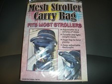 NEW Mesh Stroller Carry Bag Fits Most Strollers Black (SU141)