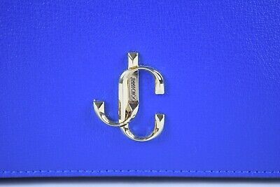 NWT Authentic JIMMY CHOO JC Leather Wallet On Chain NWT Authentic JIMMY CHOO JC Leather Wallet On Chain