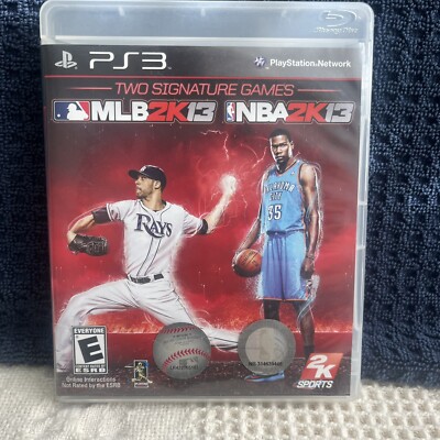 MLB 2K13/NBA 2K13 combo pak (Sony PlayStation 3, 2013) Vintage Gaming By Jay Z