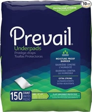 Prevail Total Care Disposable Underpads Fluff 23X36" / 150 pads