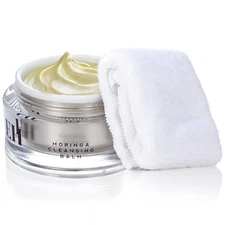 100Ml Moringa Cleansing Balm with Cleansing Cloth Set, No-Rinse Formula Remov...