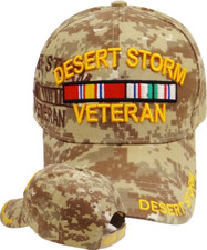 US Military Desert Storm Veteran Shadow Desert Camouflage Adjustable Baseball Ha