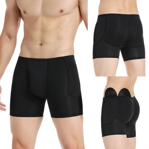 Mens High Waist Compression Tummy Control Boxer Shorts Body Shaper Girdles Pants - Bild 21 von 28
