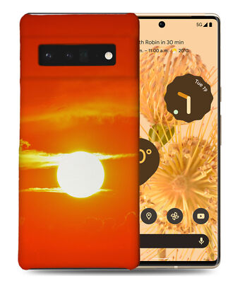 CASE COVER FOR GOOGLE PIXEL|BEAUTIFUL ORANGE YELLOW SUNSET #2