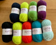 Knit Picks Stroll Fingering Weight - 9 Skeins Assorted Colors