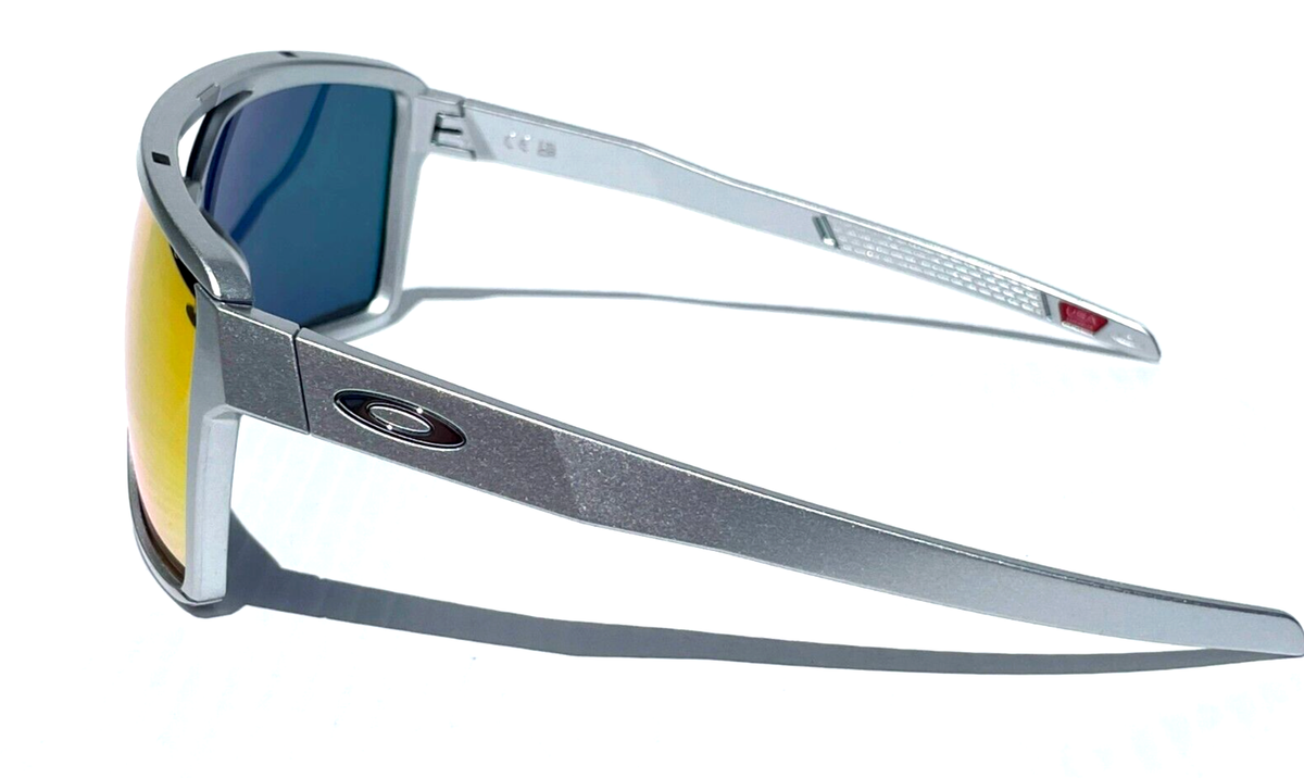 NEW Oakley CASTEL X-Silver Frame POLARIZED Galaxy Ruby Lens