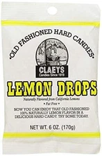 Claey's Old Fashioned Hard Candy Lemon, 6 Ounce (Pack of 5)