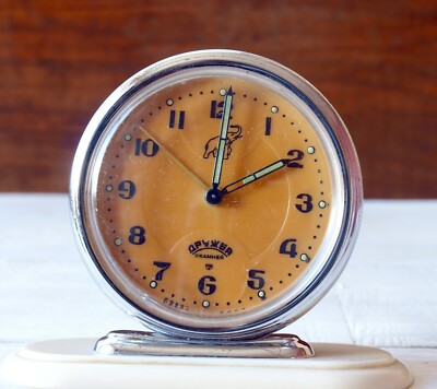 Full working Soviet alarm clock -Old Soviet alarm clock