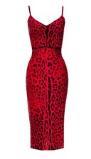 SALE $6,500 GORGEOUS! DOLCE & GABBANA Italy RUNWAY dress +belt/scarf sz 42-44