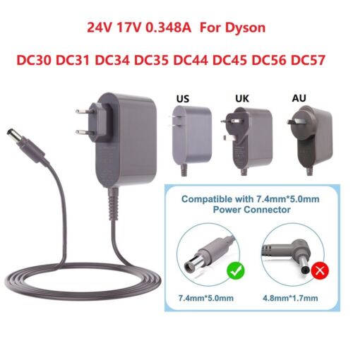 For Dyson DC30 DC31 DC34 DC35 DC44 DC57 Hand Held Mains Battery Charger Adaptor - Afbeelding 1 van 14