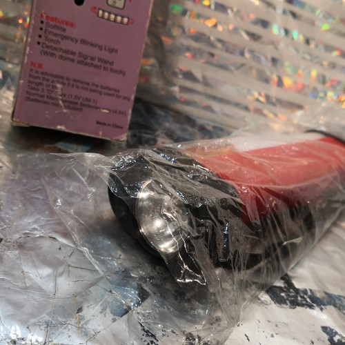 Emergency Multi Light 3 In 1 Torch Orange Blinker White Tube Signal Camping Safe - Picture 6 of 12