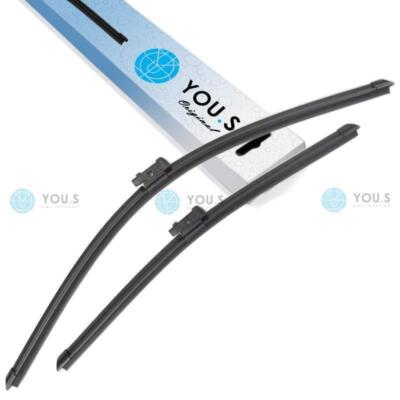 2 x YOU.S FRONT WINDSCREEN WIPER BLADES 600/450mm FOR MAZDA 6 (GJ, GL) - A398S