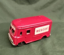 Japanese 1950s SSS Tin 5" Friction Rescue Van
