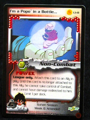 2002 Score Limited Dragon Ball Z DBZ CCG I'm a Popo in a Bottle... #L1-8 - Foil