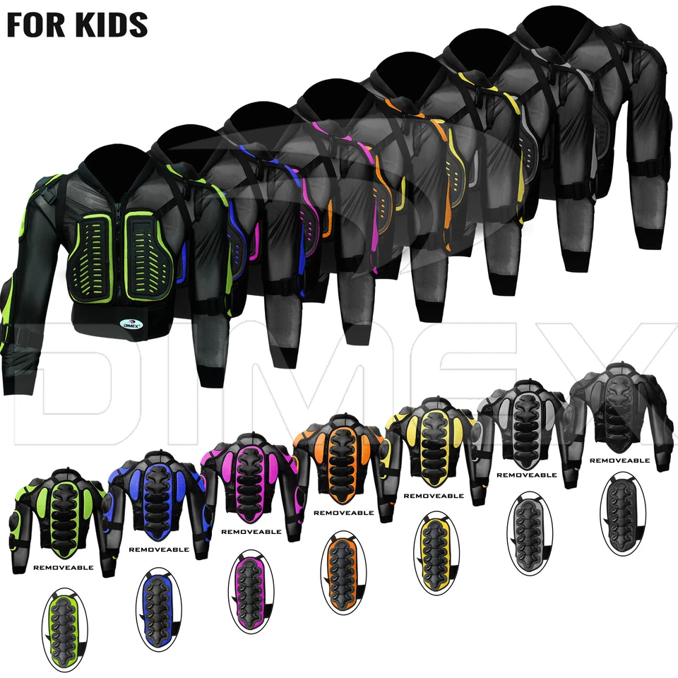 NEW Kids / Child Motorcycle Spine Protector Guard Jackets Motorbike Body Armour
