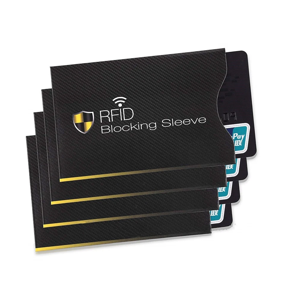 10x RFID Blocking Sleeves Credit Card Protector Holders Theft Protection Secure - Image 2 of 4
