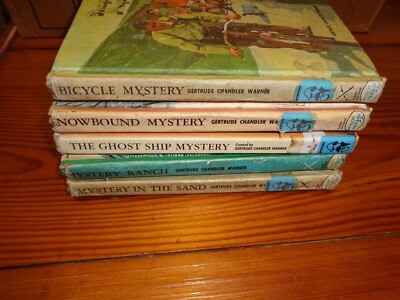 VINTAGE-GERTRUDE CHANDLER WARNER BOOK LOT-HB-X-LIB