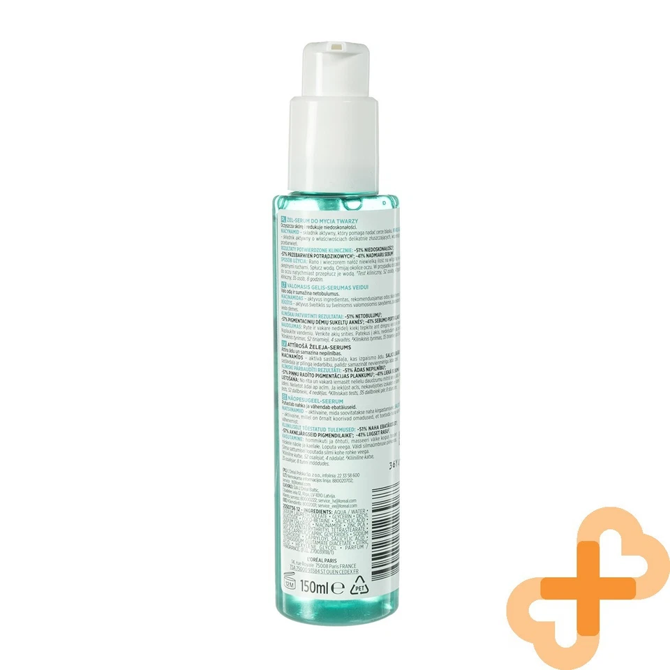 L'Oreal Paris Bright Reveal Spot Fading Serum-Reiniger Reinigt Die Haut 150 Ml - Bild 2 von 4