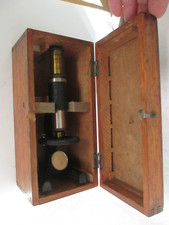 Small Made in Japan Microscope Magnification Science Small Micro VTG Relic  B68