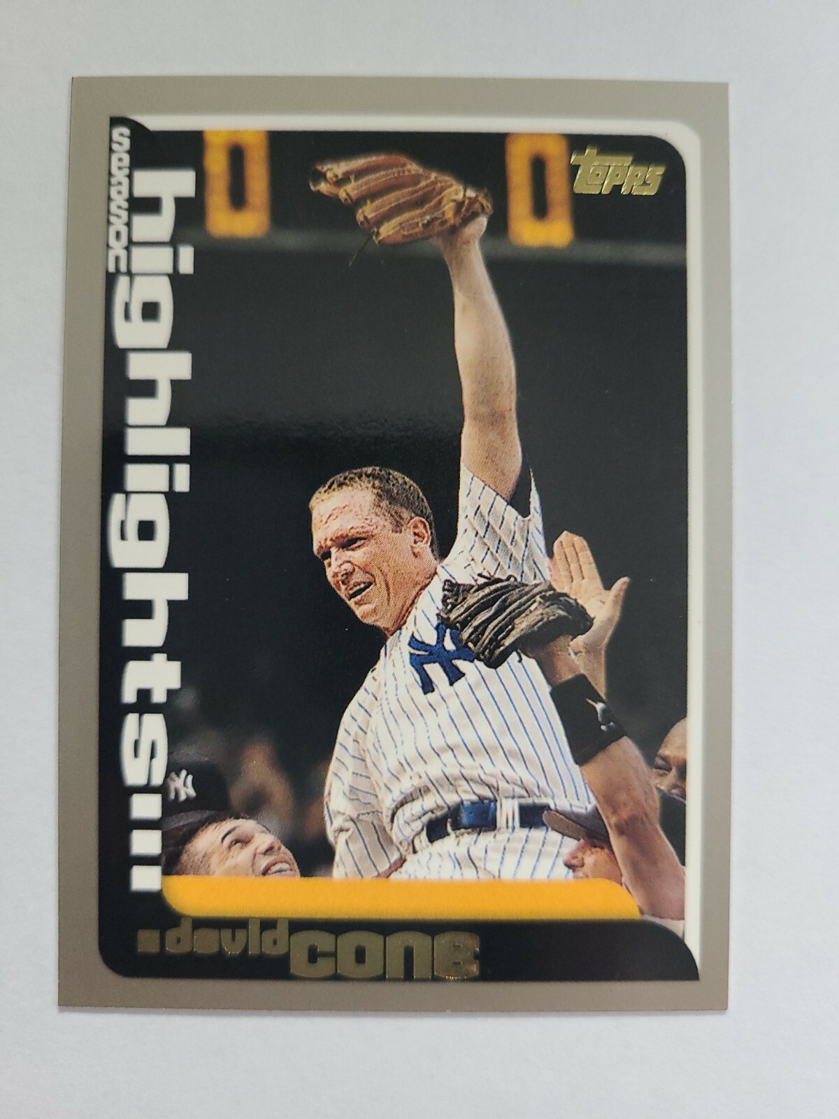 DAVID CONE 2000 TOPPS BASEBALL CARD # 217 E4056
