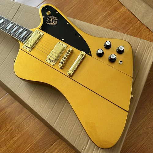 IN STOCK Firebird gold electric guitar gold hardware 2H pickup solid body