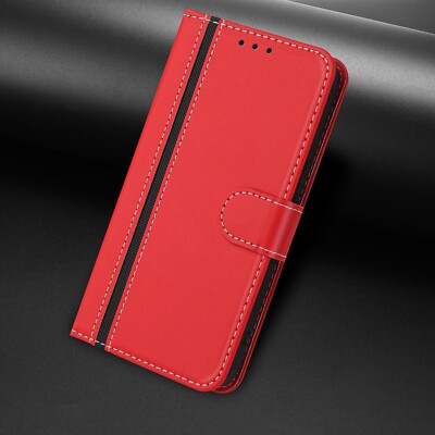 For Samsung Galaxy S25 Ultra/Edge S24 FE S23 S22 Leather Wallet Case with Stand