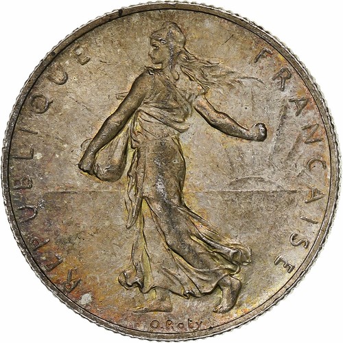 Pièce France 1 Franc Semeuse 1914 Paris – Argent – TTB+ – Gadoury 467