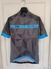 FDX Mens Cycling Jersey Half Sleeve Top Cycle Racing Team Quality Biking Top 