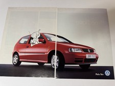 Original Vintage MK3 1997 VW Polo 16v 6N Magazine Advert Poster Garage Retro a