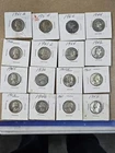 Lot Of 16  1964 And Earlier Washington Quarters. 90% Silver $4 Face Value