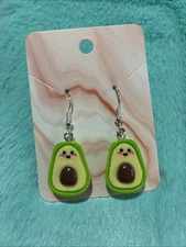 Stylish Avacado Earrings. Unique, Party, Cute, Festive, Casual