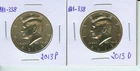 2013 P&D Kennedy Half Dollars Uncirculated BU NIFC
