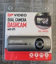 DP Audio Video Dual DashCam with GPS + Mounting System (DVR140) NEW 