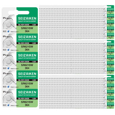 Seizaiken 364 SR621SW 1.55V 0 Hg Silver Oxide Watch Battery 500 Batteries
