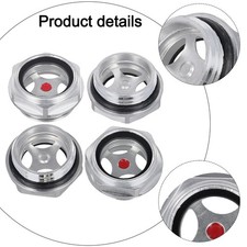 Vetro mirino compressore d'aria di alta qualità 4 pz 1 pollice NPT punto rosso