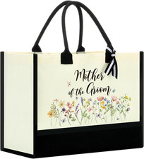 Bride Bag Mrs Canvas Tote Bag for Bride, Bride Gifts for Bridal Shower