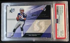2004 SPx Tom Brady Swatch Supremacy Game Used Jersey #SW-TB Patriots PSA 8