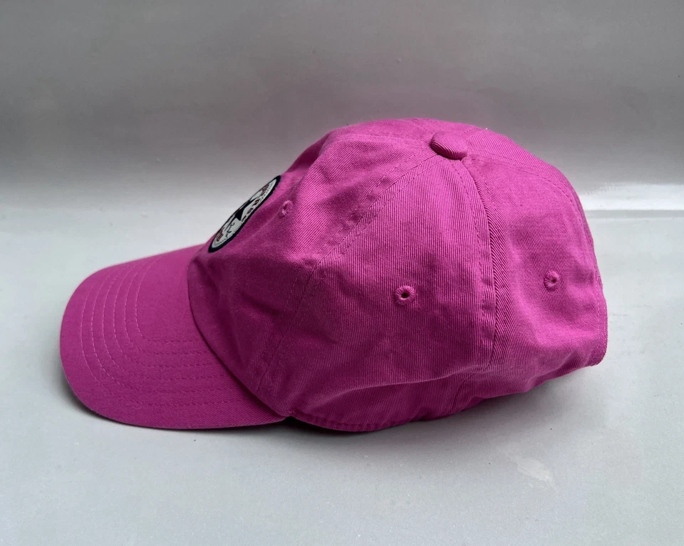 Boné de beisebol Converse All Star patch chapéu rosa algodão casual ajustável Strapback - Imagem 2 de 4