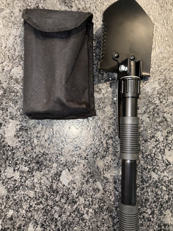 Folding Survival Shovel with Case