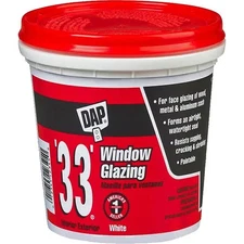 DAP 12121 Pt White '33' Window Glazing Compound-1PK