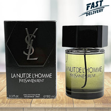 La Nuit de L  Homme by YSL   3.3 Fl Oz Eau de Toilette