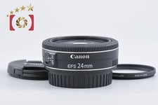 Canon EF-S 24mm f/2.8 STM Lens Excellent Condition with Caps and Filter