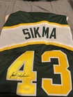Jack Sikma Seattle Supersonics Original Autographed Basketball Jersey
